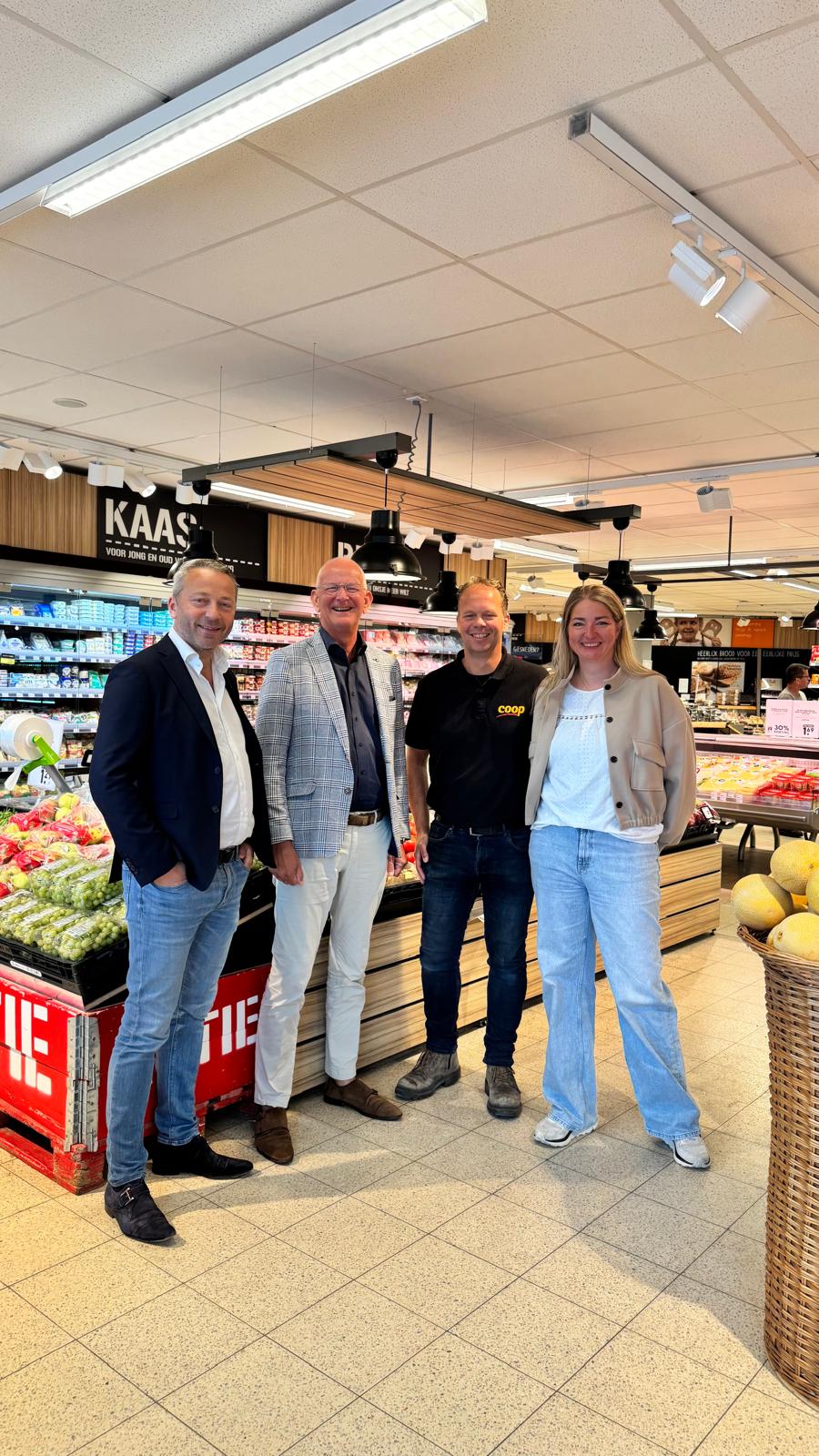Willem Boon, Eric Brosius, Jan Obe Hobma en Gjilke Mulder, Coop, Boon food group, 