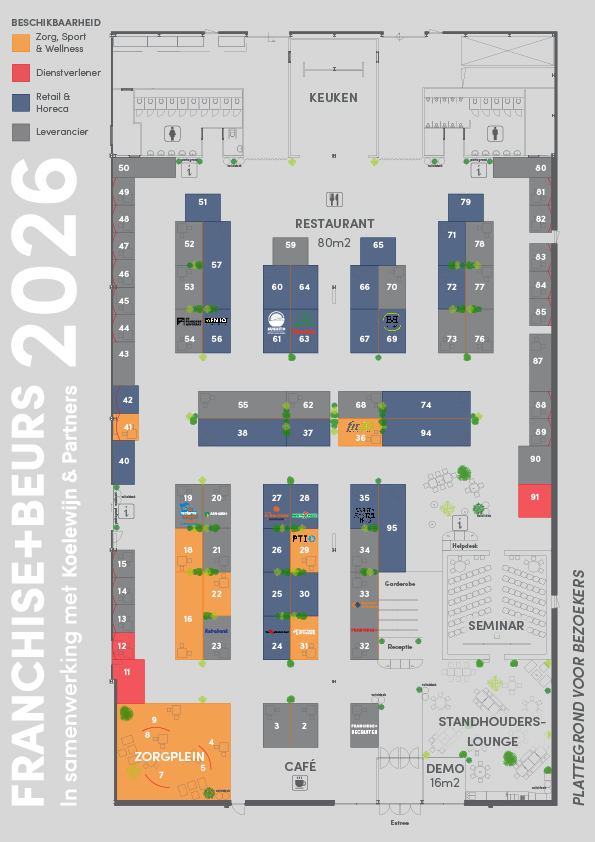 Franchise+ Beurs 2026 Plattegrond