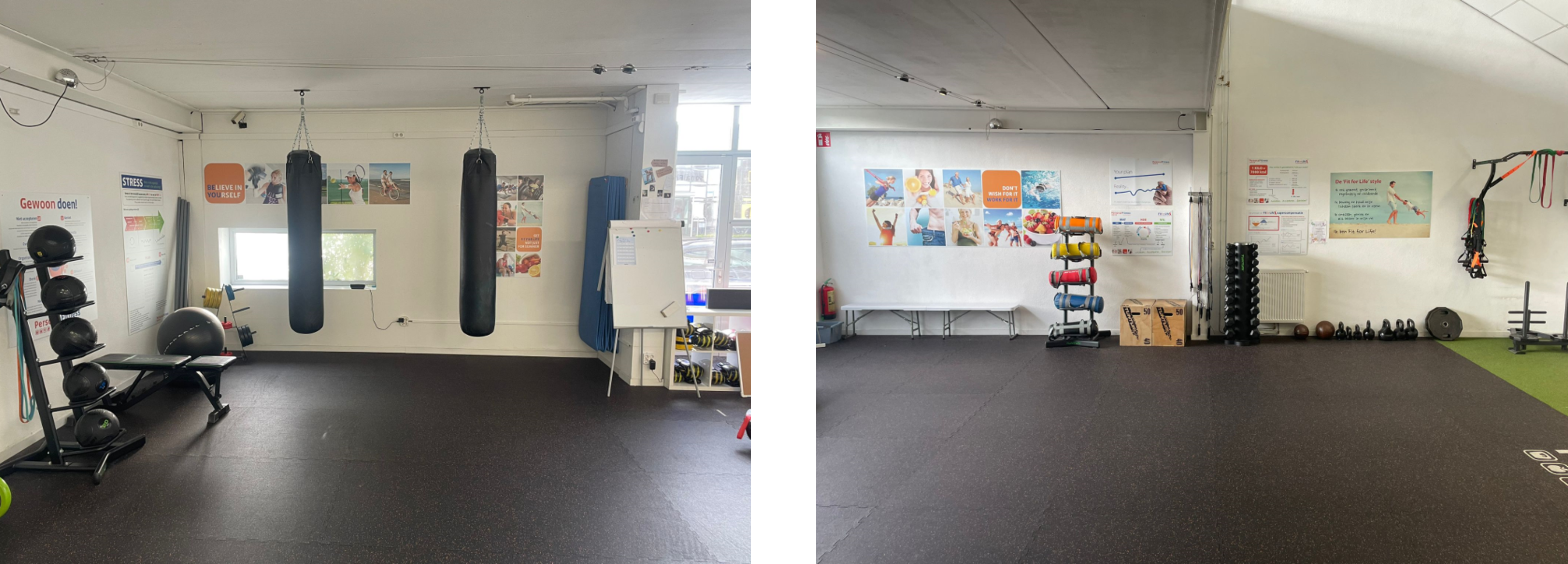 Ter overname aangeboden: Personal Fitness studio in Harderwijk pand interieur