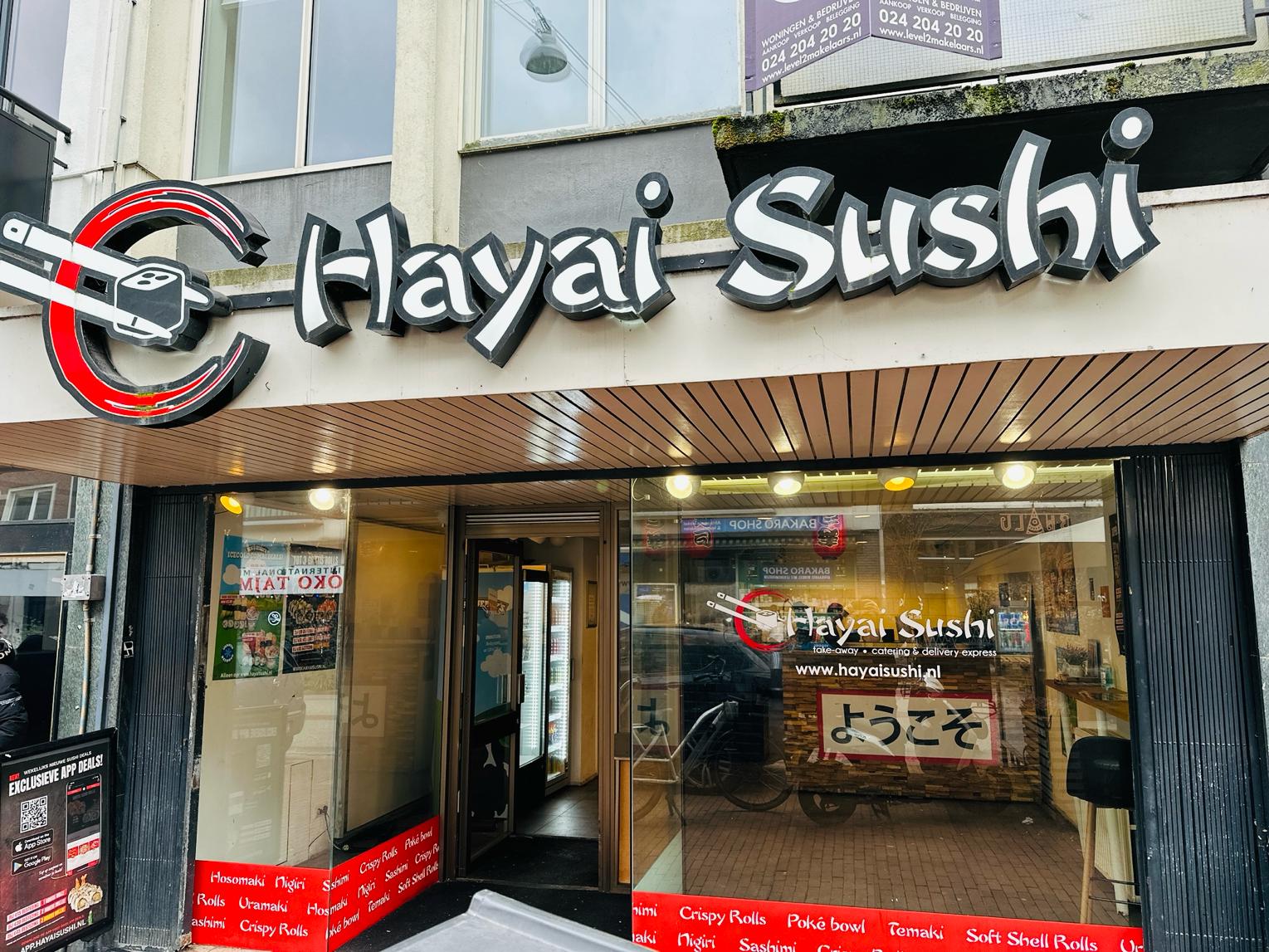 Hayai Sushi franchise Nijmegen