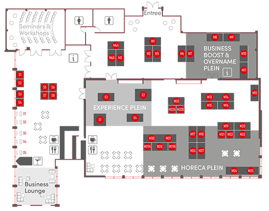 Franchise+ Beurs 2023 Plattegrond