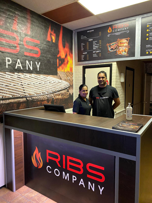 Sally en Max franchisenemers van Ribs Company in Delft