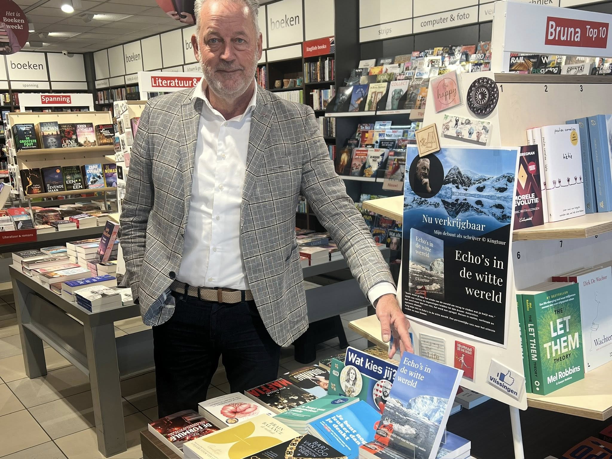 Schrijver Arthur Aerssens bij Burna Boeken