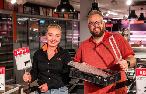 Van medewerker tot ondernemer: Charlot runt haar eigen Gewoon Coop supermarkt in Luttenberg