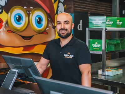Saïd Mohammadi ondernemer bij Burger Business