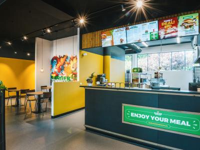 Burger Business vestiging interieur