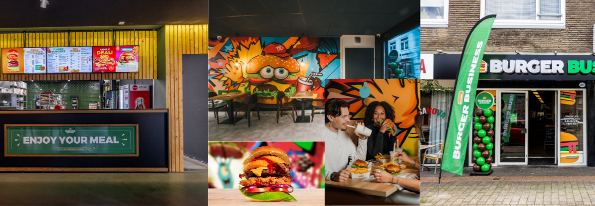 Sfeerbanner Burger Business