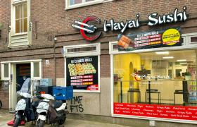 Franchise ter overname: word jij de nieuwe eigenaar van Hayai Sushi in Amsterdam Zuid? 